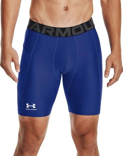 Under Armour Heatgear Armour Blue Compression Shorts