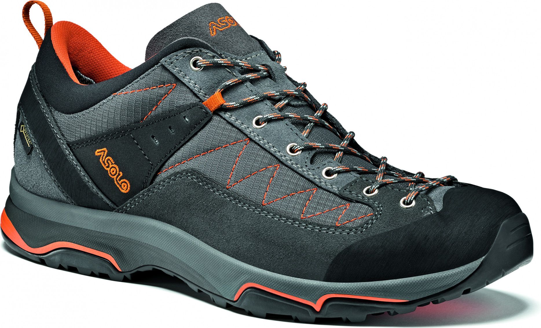 Hiking shoes Asolo Pipe GV Gore Tex Gray Orange Man Alltricks