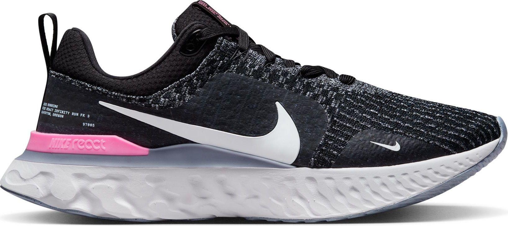 Chaussures de Running Nike React Infinity Run Flyknit 3 Noir