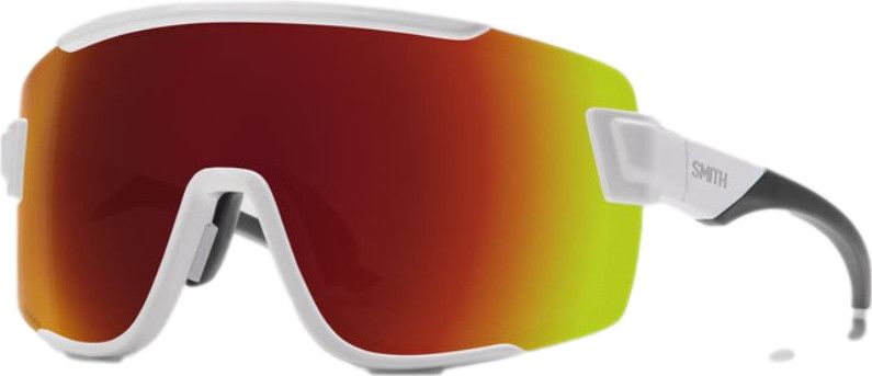 Smith Wildcat White Silver / ChromaPop Red Mirror Glasses