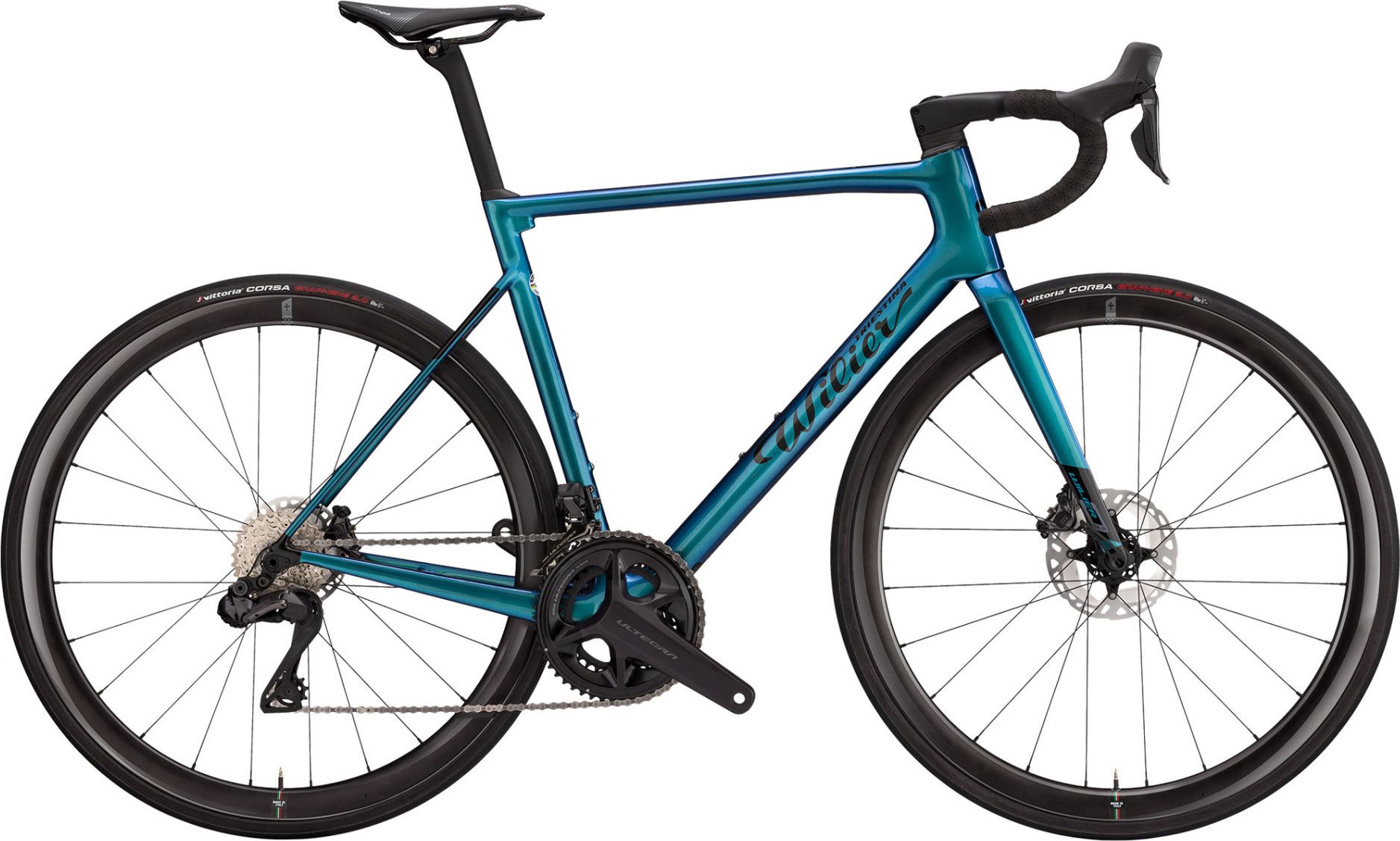 Wilier Triestina Wilier 0 SLR Road Bike Shimano Ultegra Di2 12S 700 mm  Iride Petroleum Teal 2023