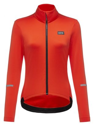 Maillot Manches Longues Femme Gore Wear Progress Thermo Orange