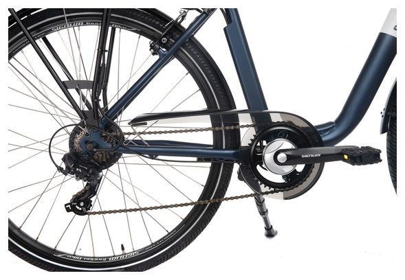 Vélo de Ville electric Bicyklet Claude Shimano Tourney 7V 500 Wh 700 mm Night Blue Matt
