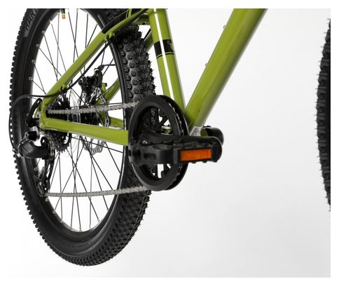 Scamp children's mountain bike HighFox microSHIFT Mezzo 8V 24'' Khaki Green
