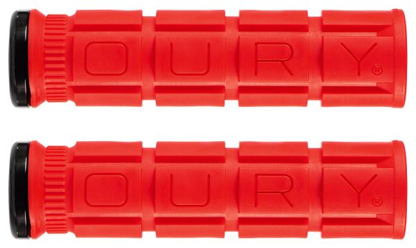 Paar Oury Grips Lock-On V2 Candy Red