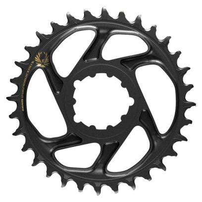 SRAM X-Sync 2 SL Eagle Direct Mount Chainring 6mm Offset 12 Speed Black/Gold