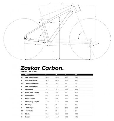 Semi-Rigid MTB | GT Zaskar Carbone Expert 29 &#39;&#39; | Sram SX Eagle 12v | Black