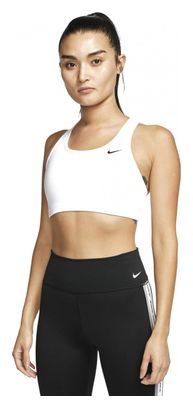 Brassière Nike Swoosh Blanc Femme