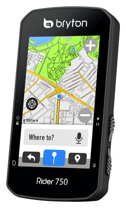 BRYTON Compteur GPS Rider 750T + Ceinture Cardio/Capteur Cadence/Capteur Vitesse