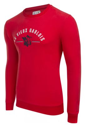 Sweatshirt LeBram & Sport d'Epoque Le Vieux Gaulois / Hexagone Cherry Tomatoe / Rouge