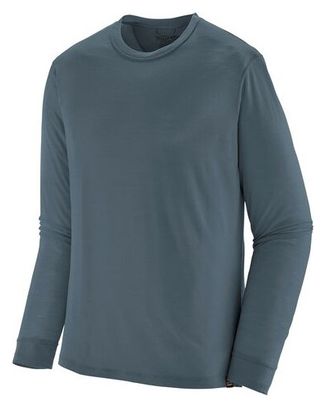 Patagonia L / S Cap Cool Merino Gray T-Shirt for Men