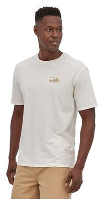 Patagonia 73 Skyline Organic T-Shirt Weißes Herren-T-Shirt