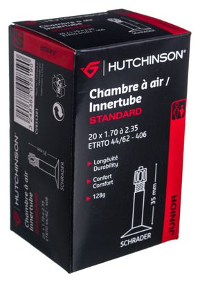 HUTCHINSON Chambre à Air STANDARD 20'' x 1.70 à 2.35mm Schrader 35mm