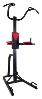 Station de traction multifonction power tower rouge - Chaise romaine