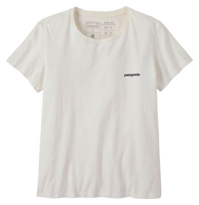 T-Shirt Patagonia P-6 Mission Organic Blanc Femme
