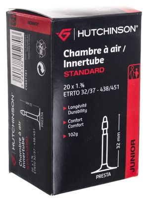 HUTCHINSON Inner Tube Junior BMX STANDARD 20'' x 1.3/8ème Presta 32mm