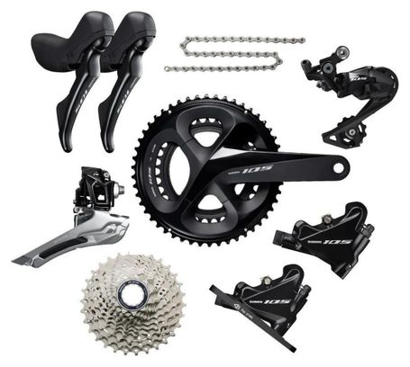 Shimano Groupset 105 R7020 11S Disc - 50/34t - 11/28
