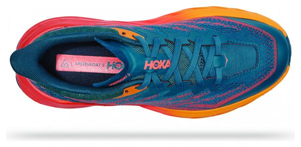Zapatillas de trail para mujer Hoka One One Speedgoat 5 Azul Naranja