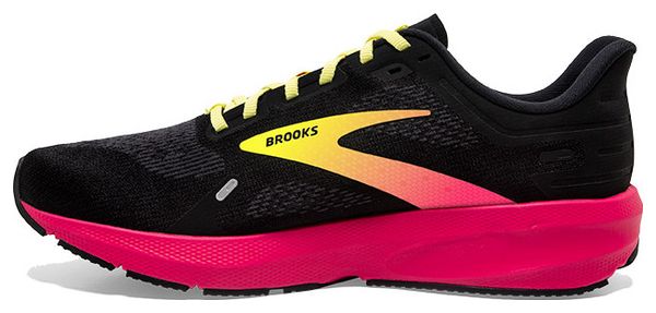 Brooks Launch 9 Running Shoes Black Pink Yellow Alltricks