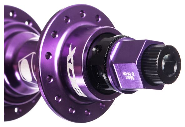 Box Harmonic Hub Purple 28 Holes