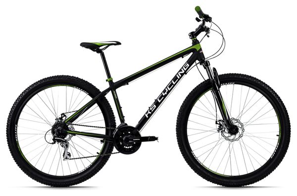 VTT semi-rigide 29'' Xceed noir-vert TC 42 cm KS Cycling