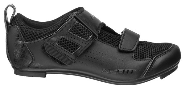 Paire de Chaussures Triathlon Neatt Asphalte Tri Noir