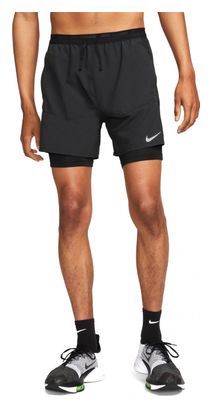Nike Dri-Fit Stride 2-in-1 Shorts Zwart