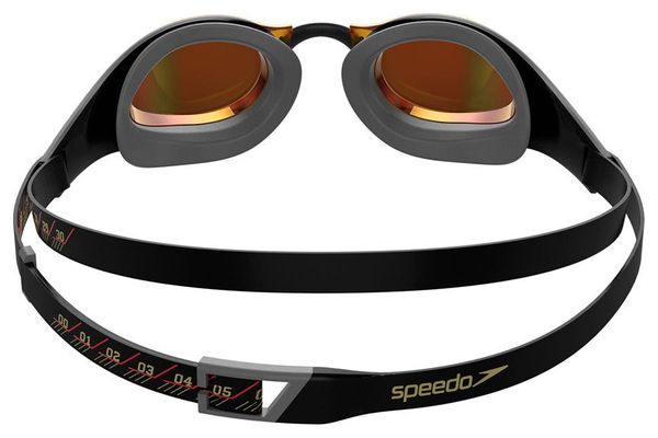 Lunettes De Natation Speedo Fastskin Pure Focus Mirror – Antibuée, Protection UV, Technologie IQfit