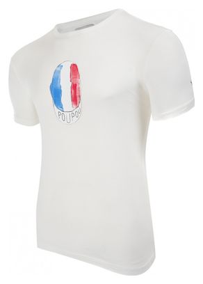 T-Shirt Manches Courtes LeBram & Sport d'Epoque Poupou Marshmallow / Blanc