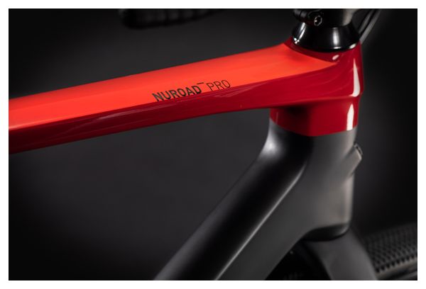 Gravel Bike Cube Nuroad C:62 Pro Shimano GRX 11V 700 mm Gris Carbon Rouge 2021