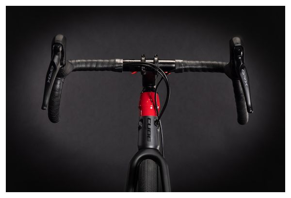 Gravel Bike Cube Nuroad C:62 Pro Shimano GRX 11V 700 mm Gris Carbon Rouge 2021