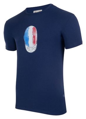 LeBram &amp; Sport Epoque Poupou Short Sleeve T-Shirt Dark Blue