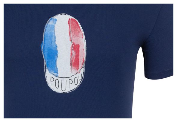 LeBram &amp; Sport Epoque Poupou Short Sleeve T-Shirt Dark Blue