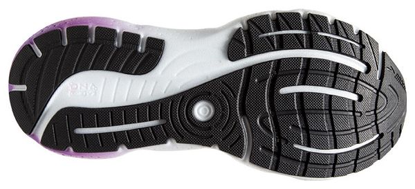 Chaussures de Running Brooks Glycerin GTS 20 Noir Corail Violet Femme