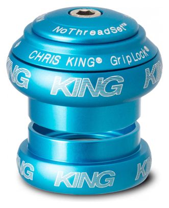 Chris King NoThreadset External Headset EC 34/28.6 - EC 34/30 Turquoise Blue