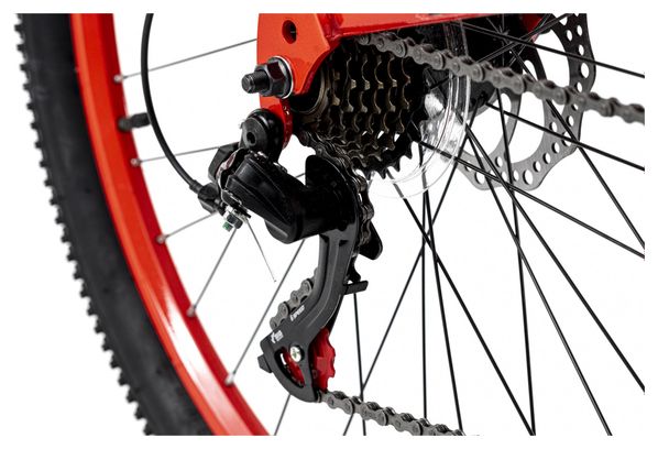 VTT tout suspendu 26'' Root One rouge-noir TC 46 cm KS Cycling