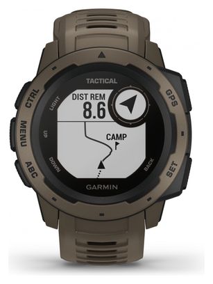 Montre GPS Garmin Instinct - Tactical Edition Beige Coyote