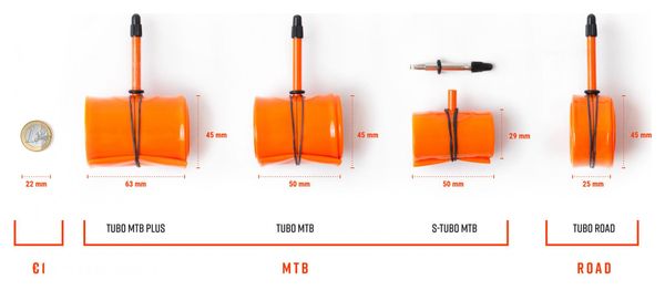 Tubolito binnenband MTB 27.5+ Presta 42 mm