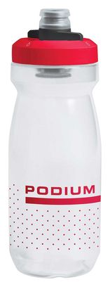Camelbak Podium Bottle 0.62 L Clear Fiery Red