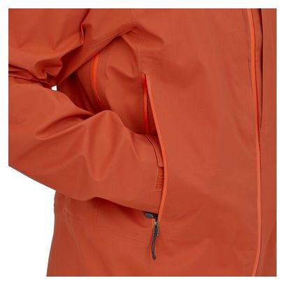 Patagonia Dual Aspect Orange Mens Waterproof Jacket