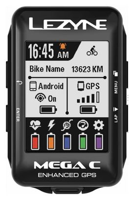 Contatore GPS Lezyne MEGA XL (senza sensore)