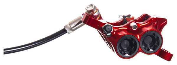 Hope Tech 3 E4 Brake - Rear RH Lever Standard hose Red