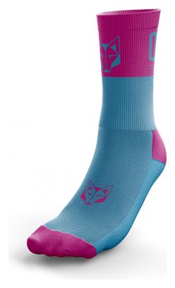 Otso Multisport Socks Medium Cut Blue Pink