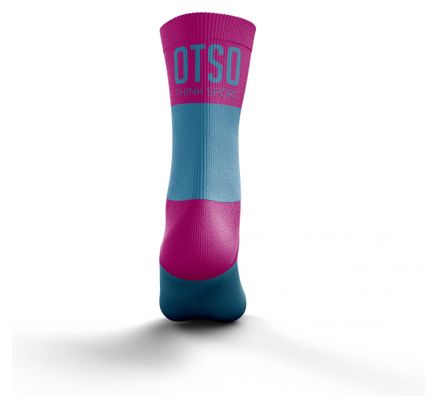 Otso Multisport Socks Medium Cut Blue Pink