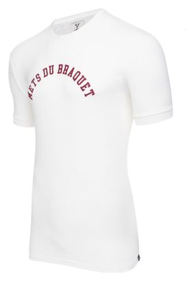 LeBram Mets du Braquet Marshmallow Kurzarm-T-Shirt Weiß