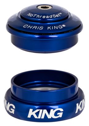 Chris King InSet 7 External Semi-Integrated Headset ZS 44/28.6 - EC 44/40 Navy Blue