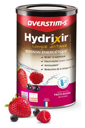 Boisson Énergétique Overstims Hydrixir Longue Distance Fruits Rouges 600g