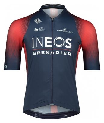 Maillot Manches Courtes Bioracer Ineos Grenadiers Icon Bleu