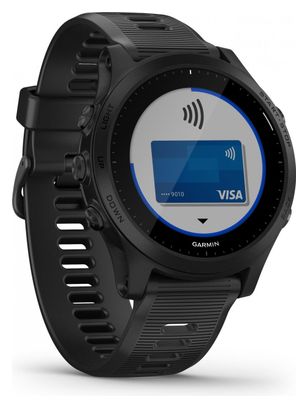 Garmin Forerunner 945 GPS Watch Black With Black Coloured Band