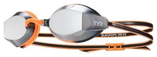 Lunettes de Natation Tyr Blackops 140 Miroir Noir Orange